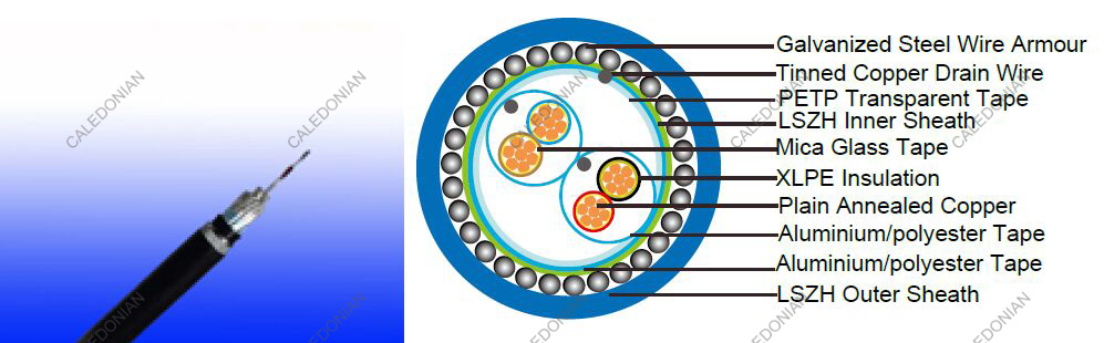 Fire Resistant Individual and Overall Screened, Armoured Instrumentation Cables (Multipair)