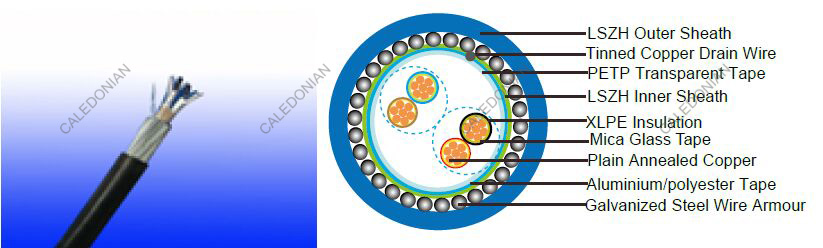 Fire Resistant Overall Screened, Armoured Instrumentation Cables (Multipair)