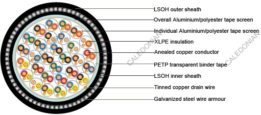 BS5308 Cable Part 1 Type 2 XLPE-IS-OS-SWA-LSOH BS5308 Cable Part 1 Type 2 XLPE-IS-OS-SWA-LSOH