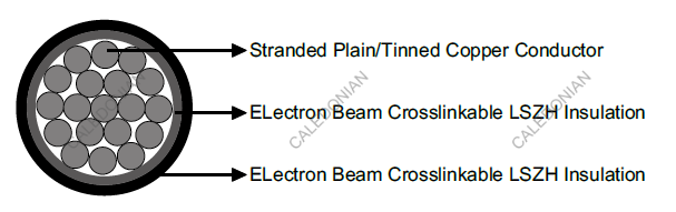 0.6/1KV Single Core Dual Wall Traction railway Cables 0.6/1KV Single Core Dual Wall Traction railway Cables