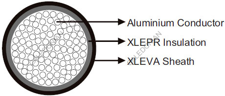AL Conductor EPR/XLEVA 0.6/1kV LSOH Power Cable 90°C AL Conductor EPR/XLEVA 0.6/1kV LSOH Power Cable 90°C